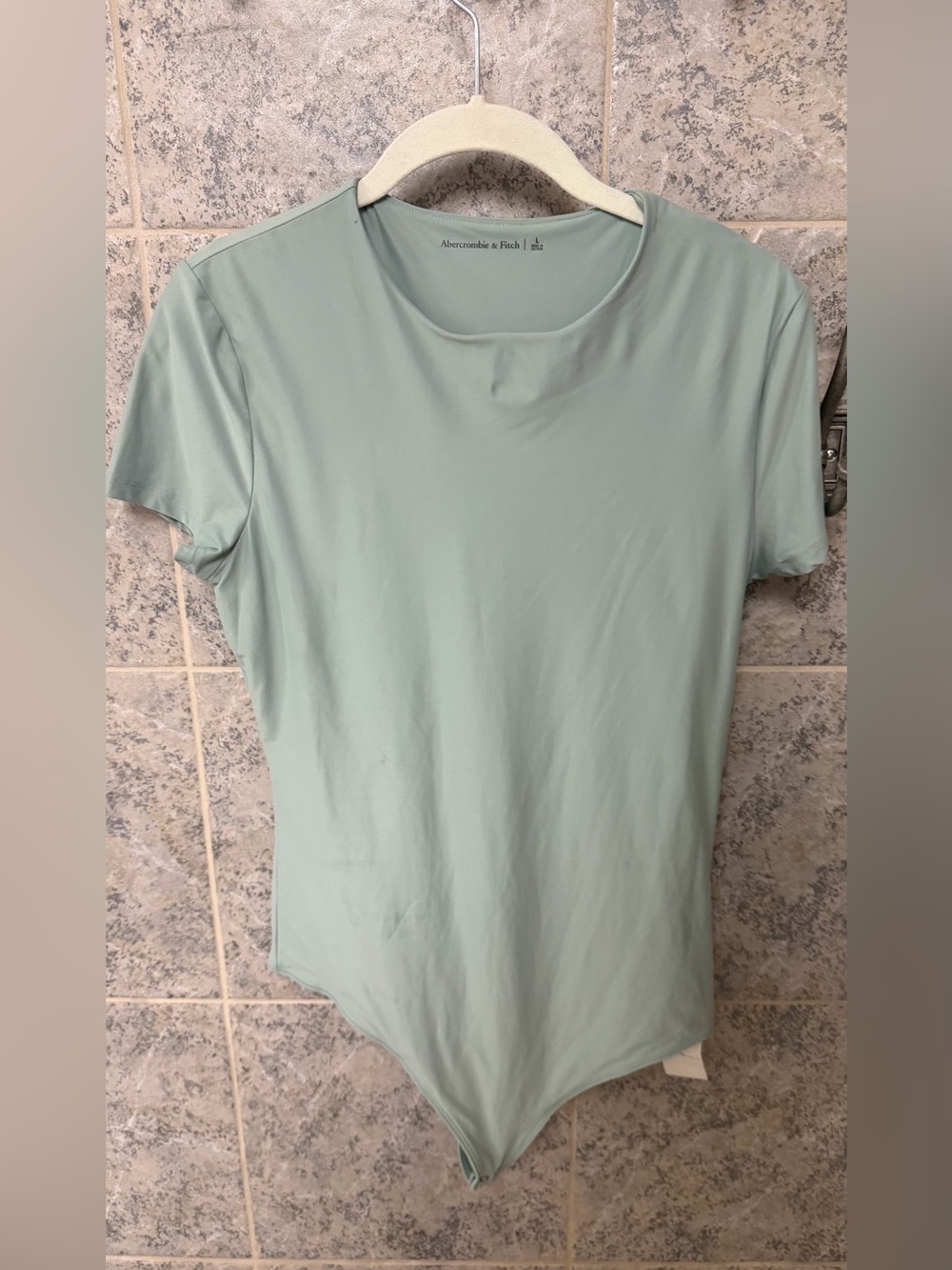 NWT Abercrombie & Fitch mint bodysuit.